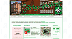 Desktop Screenshot of flora-pharm.de